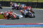 Alvaro Bautista, Andrea Locatelli, Nicolo Bulega und Michael van der Mark 