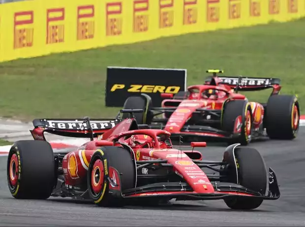 Charles Leclerc, Carlos Sainz Titel-Bild zur News: Charles Leclerc, Carlos Sainz