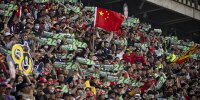 Formel-1-Fans beim China-Grand-Prix 2024 in Schanghai