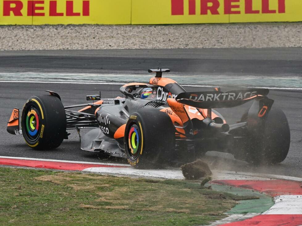 Oscar Piastri hatte nach Schaden vor allem mit dem Heck des McLaren zu kämpfen