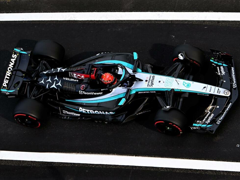 Mercedes-Pilot George Russell wurde im China-Sprint Achter, im Rennen Sechster
