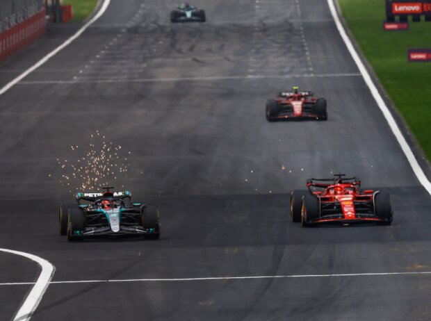 Die Pace von Ferrari konnte Mercedes in Schanghai nicht mitgehen