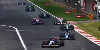 Daniel Ricciardo, Esteban Ocon, Lewis Hamilton