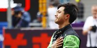 Guanyu Zhou (Sauber) nach dem Formel-1-Rennen in China 2024