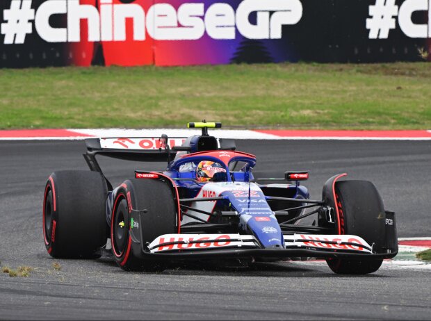 Titel-Bild zur News: Yuki Tsunoda (Racing Bulls) beim Formel-1-Rennen in China 2024
