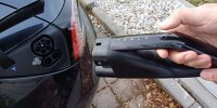 Ladeanschluss eines Tesla