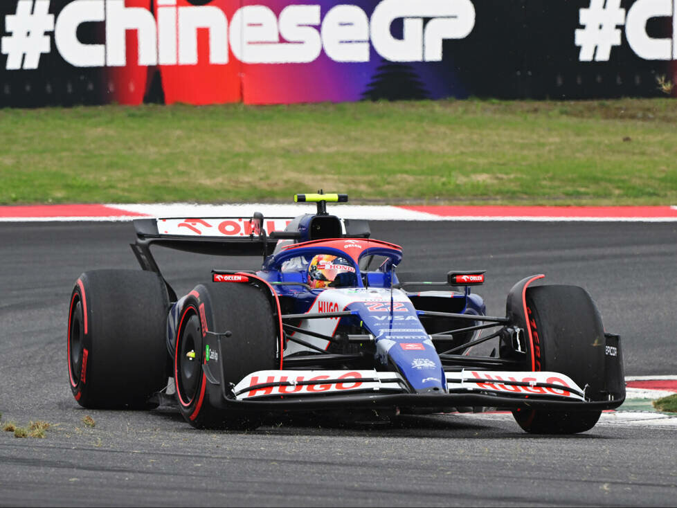 Yuki Tsunoda (Racing Bulls) beim Formel-1-Rennen in China 2024