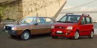 Volvo 343 und Fiat Panda