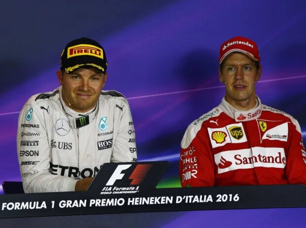 Deutschlands zwei letzte F1-Weltmeister: Nico Rosberg und Sebastian Vettel