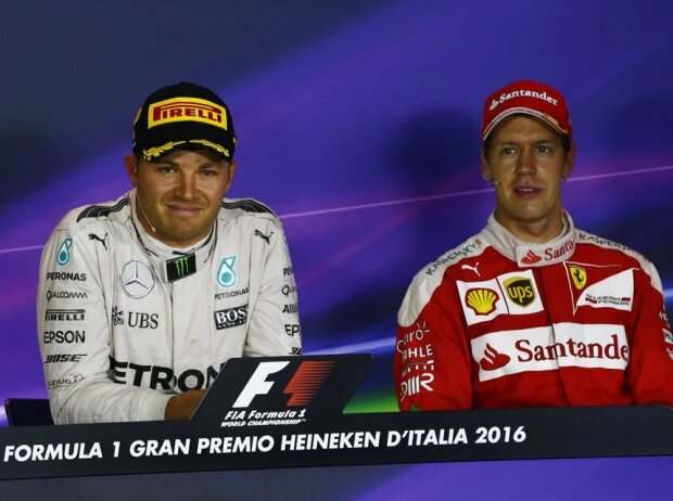 Deutschlands zwei letzte F1-Weltmeister: Nico Rosberg und Sebastian Vettel Deutschlands zwei letzte F1-Weltmeister: Nico Rosberg und Sebastian Vettel