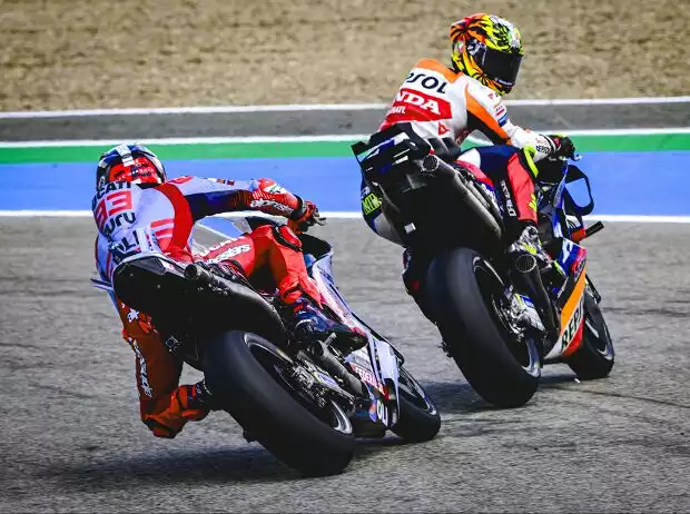 Titel-Bild zur News: Marc Marquez, Joan Mir