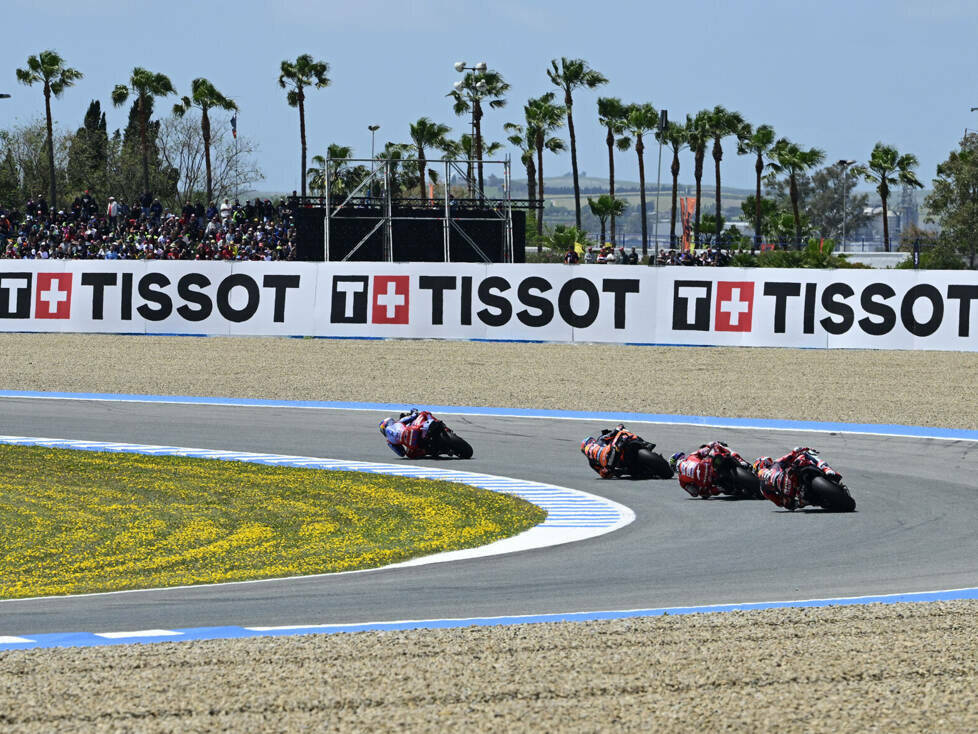 MotoGP-Action in Jerez