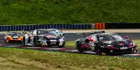 Die Situation vor dem Boxenstopp: Thierry Vermeulen klar vor Clemens Schmid und Rene Rast, mit Kelvin van der Linde dazwischen