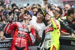 Valentino Rossi, Francesco Bagnaia (Ducati) und Marco Bezzecchi (VR46) 