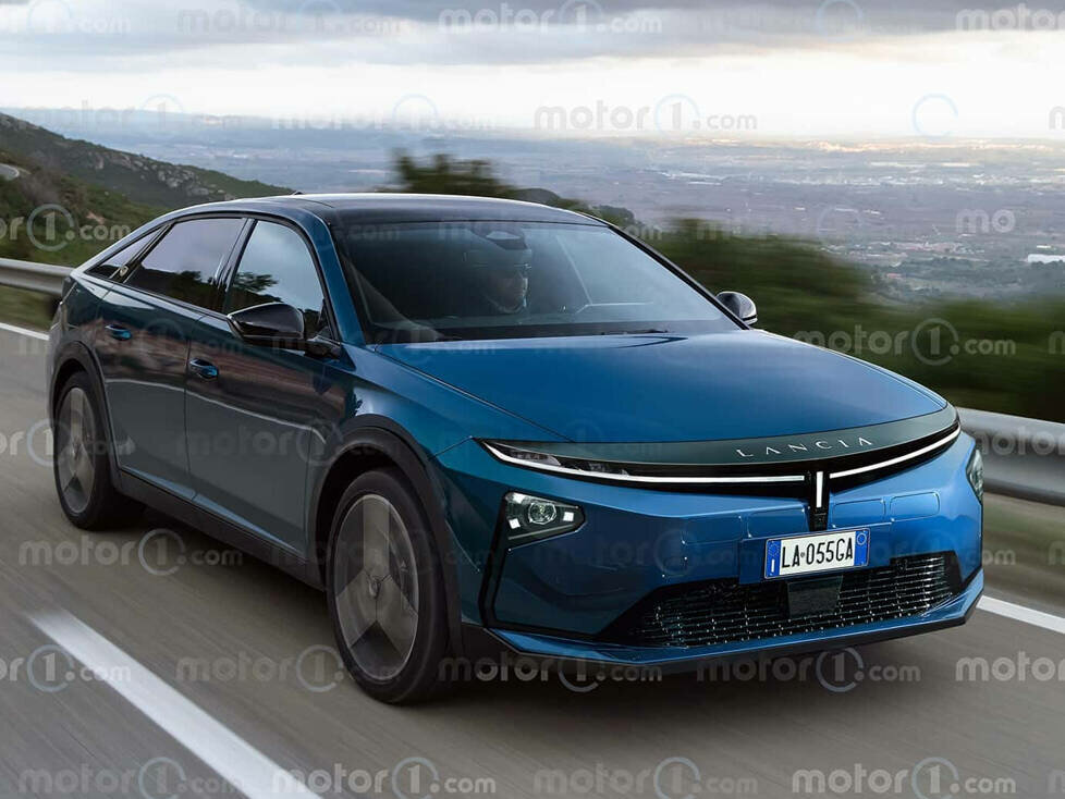 Lancia Gamma (2026) als Rendering Motor1.com
