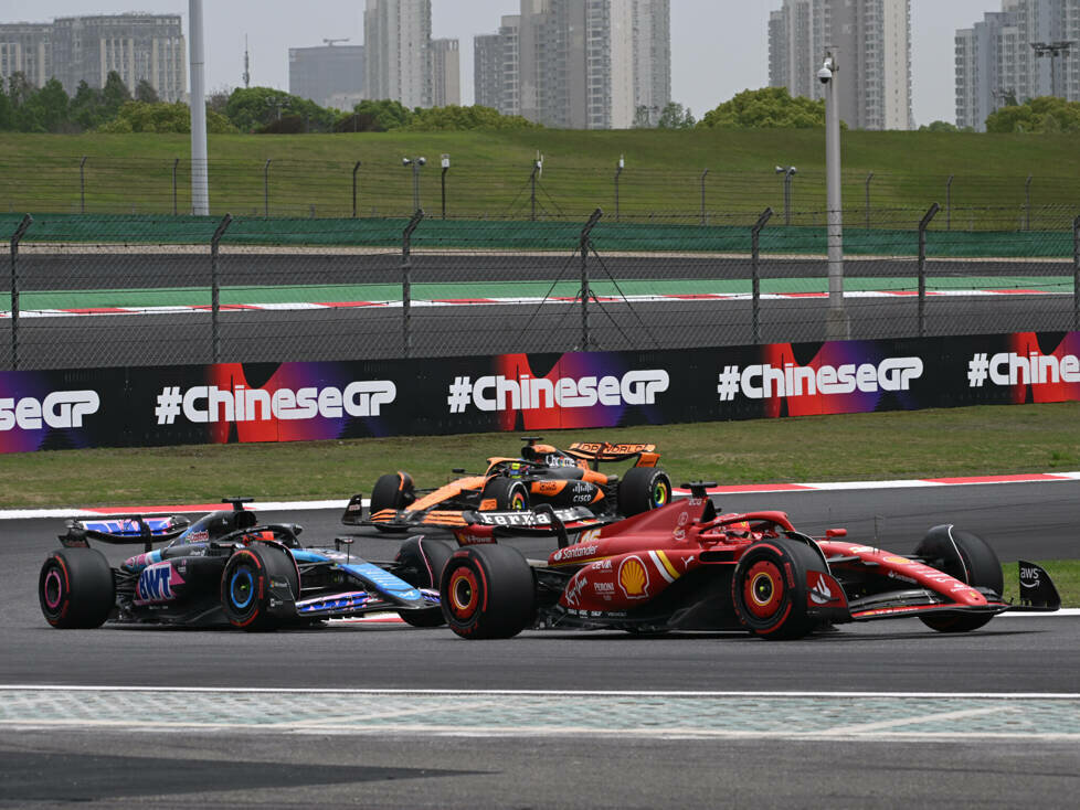 Charles Leclerc, Esteban Ocon, Oscar Piastri