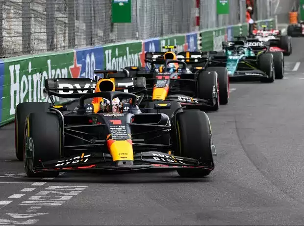 Max Verstappen, Sergio Perez, Lance Stroll, Nico Hülkenberg Titel-Bild zur News: Max Verstappen, Sergio Perez, Lance Stroll, Nico Hülkenberg