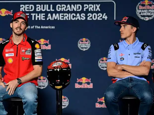 Francesco Bagnaia, Marc Marquez Titel-Bild zur News: Francesco Bagnaia, Marc Marquez