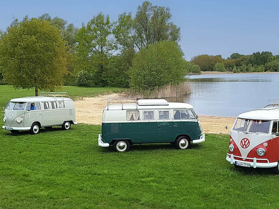 Drei Varianten der legendären SO-Reihe auf Basis des ersten VW Transporter