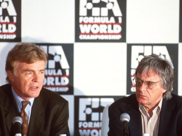 FIA-Präsident Max Mosley und Formel-1-Chef Bernie Ecclestone in Monaco 1994