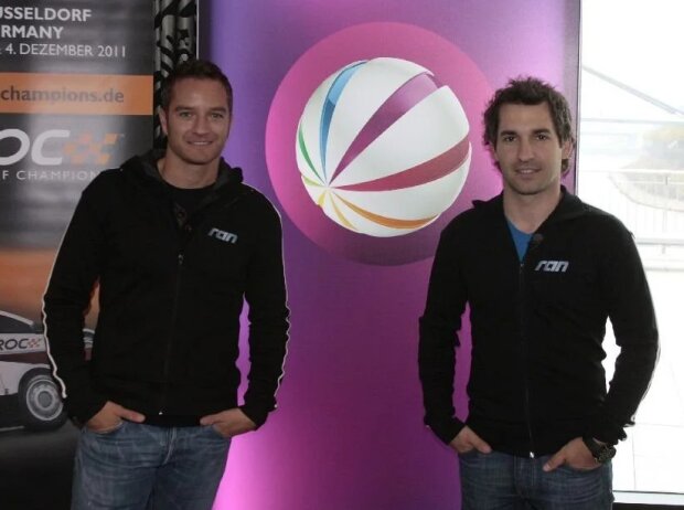 Alte Kumpels: Scheider und Glock, hier beim Race of Champions 2011 Alte Kumpels: Scheider und Glock, hier beim Race of Champions 2011
