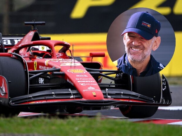 Titel-Bild zur News: Charles Leclerc im Ferrari SF-24, Formel-1-Designer Adrian Newey