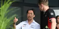 Ayao Komatsu und Nico Hülkenberg (Haas)