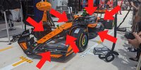 Die umfangreichen Updates am McLaren MCL38 beim Formel-1-Rennen in Miami 2024
