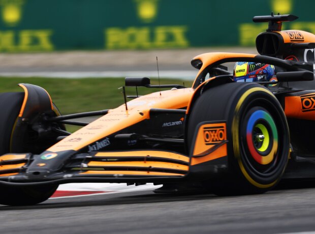 Oscar Piastri im McLaren MCL38 beim Formel-1-Rennen in China 2024