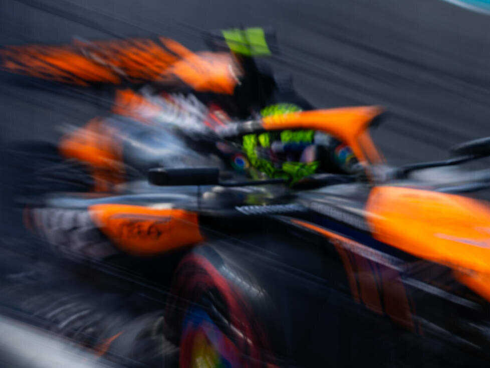 Lando Norris (McLaren MCL38) beim Formel-1-Rennen in Miami 2024