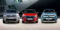 Bild zum Inhalt: Renault Symbioz, Dacia Duster und Nissan Qashqai im Vergleich