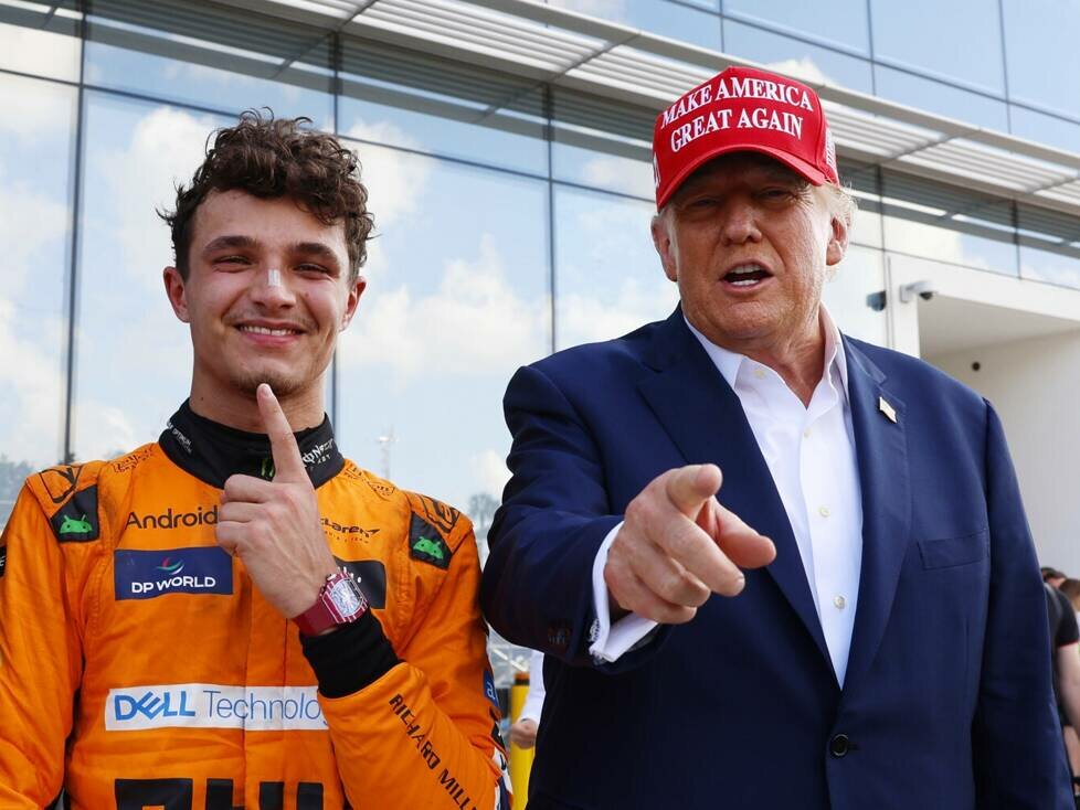 Fingerzeig der anderen Art: Donald Trump macht Lando Norris (wieder) "great"