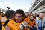 Lando Norris (McLaren) und Zak Brown 