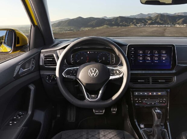 Das Cockpit des VW T-Cross Das Cockpit des VW T-Cross