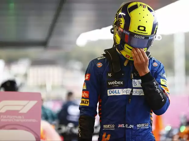 Lando Norris nach dem Russland-Grand-Prix 2021 in Sotschi Titel-Bild zur News: Lando Norris nach dem Russland-Grand-Prix 2021 in Sotschi