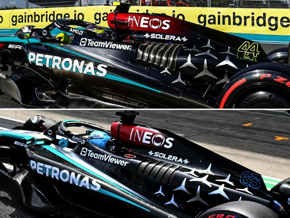 Die Updates am Mercedes W15 in Miami