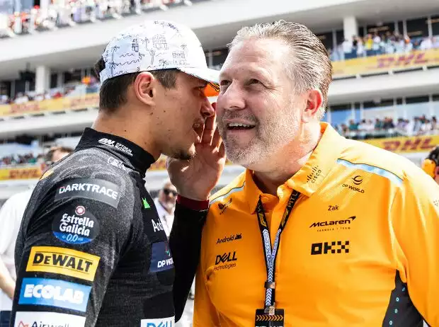 Zak Brown, Lando Norris Titel-Bild zur News: Zak Brown, Lando Norris