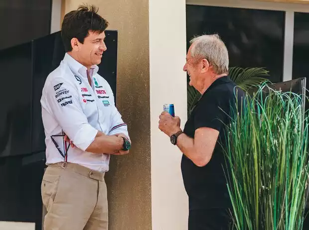 Toto Wolff, Helmut Marko Titel-Bild zur News: Toto Wolff, Helmut Marko