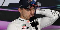 Formel-1-Weltmeister Max Verstappen bei einer Pressekonferenz