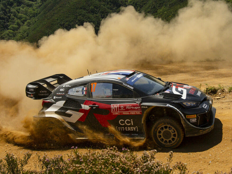 Sebastien Ogier bei der Rallye Portugal 2024