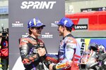 Marc Marquez (Gresini) und Maverick Vinales (Aprilia) 