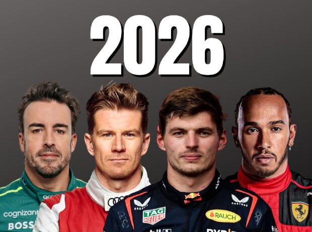 Titel-Bild zur News: Formel-1-Fahrer für die Saison 2026 (Fotomontage)