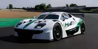 Der Ligier JS2 RH2 von Bosch beim Testfahrten auf dem Circuit de Nevers in Magny-Cours