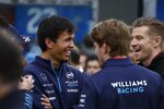 Alexander Albon (Williams), Logan Sargeant (Williams) und Nico Hülkenberg (Haas) 