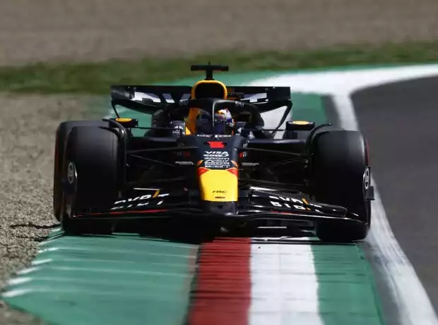 Ziemlich am Limit, oft auch drüber: Max Verstappen am Freitag in Imola Titel-Bild zur News: Ziemlich am Limit, oft auch drüber: Max Verstappen am Freitag in Imola