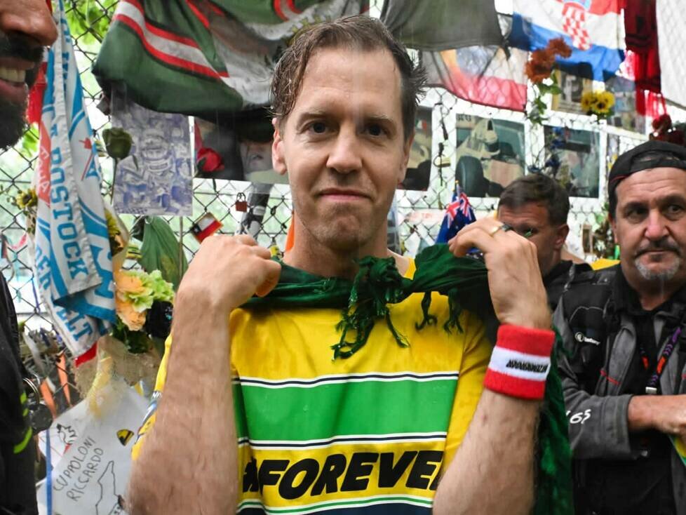 Sebastian Vettel gedenkt in Imola Ayrton Senna und Roland Ratzenberger