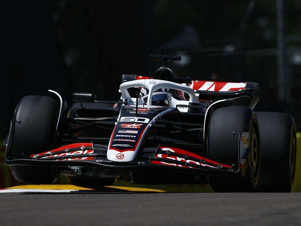 Oliver Bearman beim Formel-1-Training in Imola für Haas