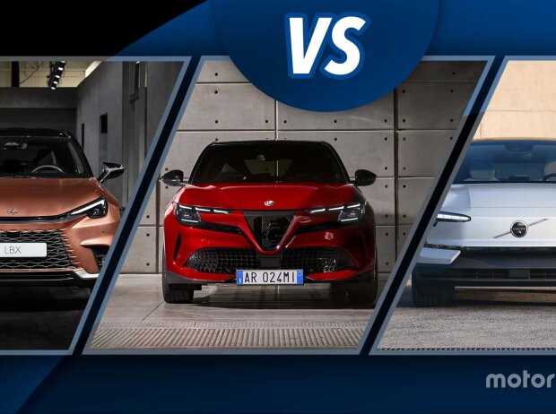 Titel-Bild zur News: Alfa Romeo Junior vs. Lexus LBX vs. Volvo EX30