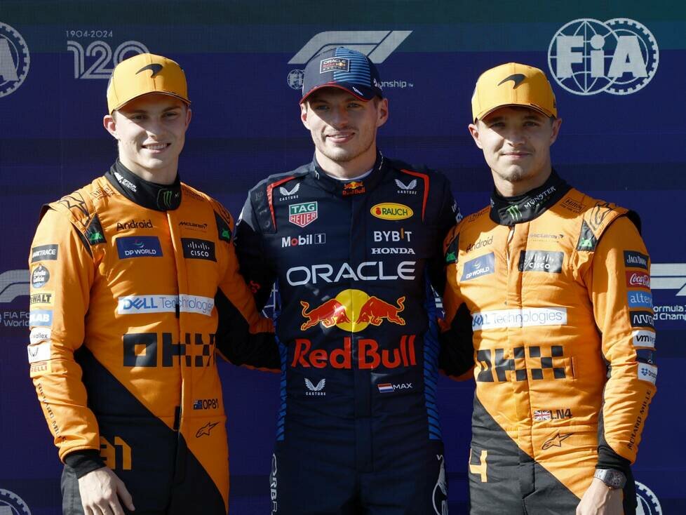 Max Verstappen, Oscar Piastri, Lando Norris