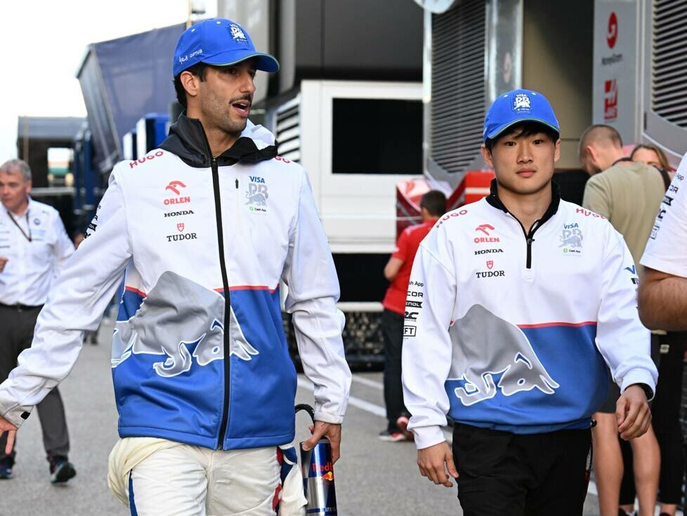Daniel Ricciardo und Yuki Tsunoda